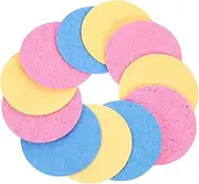 [BIUDECO] Gentle Exfoliating Sponges 30pcs Cleaning Sponge Puff for Face Makeup Removal for All Skin Types
