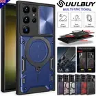 For Samsung S25 S24 S23 S22 21 20 FE Ultra A56 Case Shockproof Bumper Ring Cover