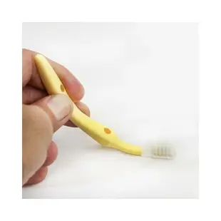 日本 Genki bebi 元氣寶寶 止滑可彎曲乳牙刷 軟性刷毛 適用1歲以上 學習牙刷 福利品 寶寶共和國
