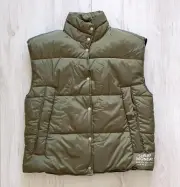 NWT CHEAP MONDAY Stockholm Sz S Crypto Vest Puffer Quilted Sustainable Recycled