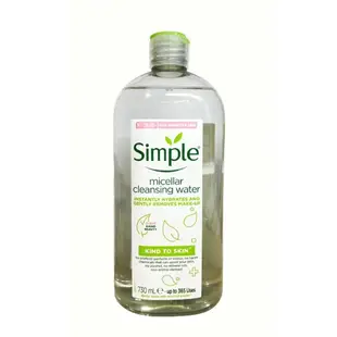 Simple 卸妝水 清潔水 Micellar Cleasing water 200/400/730ml 英國進口