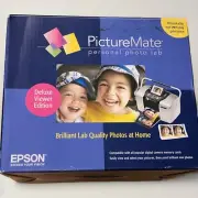 NEW IN BOX Epson PictureMate Deluxe Viewer Personal Photo Lab Printer Camera