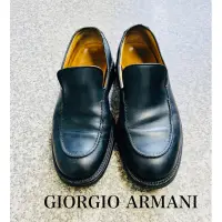 在飛比找蝦皮購物優惠-GIORGIO ARMANI 商務皮鞋 懶人鞋 喬治亞曼尼
