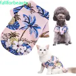 BREATHABLE DOG SHIRTS HAWAIIAN PET PRODUCTS CAT CLOTHES BEAC