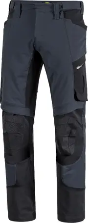 Diadora Utility Evolution Performance, workwear pants , color: Dark Grey/Black , size: XXL