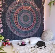Bohemian Wall Hanging Bedspread Tapestry Wall Art Decor Hippie Queen Tapestries