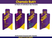 Chamois Butt'r 10-Pack 9mL/.30oz Individual Use Packets