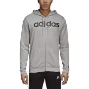 Adidas Essentials Camo Linear Men's Full Zip Hoodie Grey DM3131