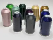 Embroidery Machine Thread Lot of 11 Spools Brothread 100% Polyester 5000M each
