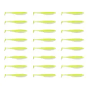 3x 8PK 2.75In Rapala Crush City The Suspect Plastic Fishing Lures - Neon Pearl