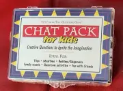 New Chat Pack for Kids: Fun Questions to Spark Conversations Card Game CHARTIY