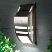 Wireless Motion Sensor Solar 2 LED Wall Outdoor Garden Light
