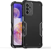 Compatible with Samsung Galaxy A73 5G Case,Compatible with Samsung Galaxy A73 5G Camera Full Body Protection Shockproof 2 in 1 (PC+TPU) Phone Case Cover Black