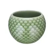 Handmade Tea Bowls 150ml / 5oz Chinese Ceramic Gong Fu Tea Cup Green