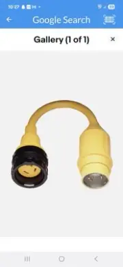 Marinco® 121A - 30A 125V Female to 50A 125/250V Male Pigtail Adapter NEW!!!