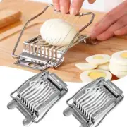 Kitchen Vegetables Fruit Egg Slicer Section Cutter Stainless Steel Mushroom