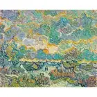 Van Gogh, Reminiscence of Brabant, 1890, Semi-Metallic Gloss, 16" x 20"
