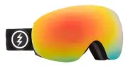 Electric Visual AF EG3.5 Matte Black Snowboarding Goggles (Brose / Red Chrome)