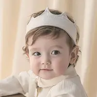 在飛比找PChome24h購物優惠-Happy Prince 韓國製 Flot金蔥閃耀皇冠嬰兒童