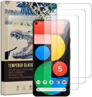 Google Pixel 5 Glass Clear Screen Protector Shockproof 9H Hardness Anti-Fall 3Pc