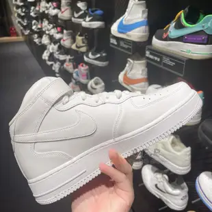 Nike Air Force 1 AF1 耐吉 空軍一號 經典板鞋 運動 休閒鞋 鐵牌 全白 全黑 高筒 低筒