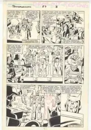 Transformers #57 Pg 3 Jose Delbo Megatron Ratchet Hyperdrive