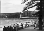 NSW Promenade and surf club Manly Beach New South Wales Sydney - Old Photo