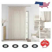 Versatile Semi-Sheer Curtains 84"L – Natural Pinch Pleats for Privacy & Style