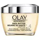 Olay Regenerist Shea Butter + Peptide 24 Rich Cream Fragrance-Free 1.7 oz