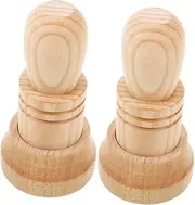 NAMOARLY Wooden Paper Pot Planter Maker DIY Seedling Starter Pots Set of 2 for Home and Garden Decor