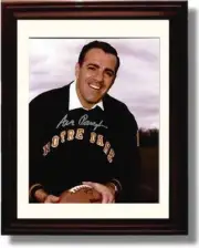 16x20 Gallery Frame Notre Dame Ara Parseghian "Fighting Irish Legend" Autograph