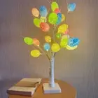 LED Bonsai Desk Lamp Tree Bedside Table Fairy Night Light Glow Easter Eggs Decor