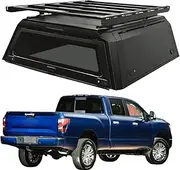 ATATNK Aluminum Canopy Cover Hardtop Topper Camper Truck Truck Tonneau Cover Seal Pickup Camper Topper Decked Truck Bed Storage Compatible for Nissan Titan