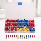 280Pcs Wire Connector Kit Useful Cold Crimp Terminals Spade Butt Connector Kit