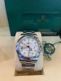 在飛比找Yahoo!奇摩拍賣優惠-Rolex 226570 新款白探二 全新 錶節未拆 202