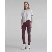 vs *NWT* RAG & BONE Burgundy Simone Side Stripe Ponte Pant Size 6