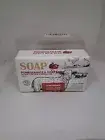 Asnaghi Pomegranate goat's milk soap 100% Natural Plant production X 2 Bars