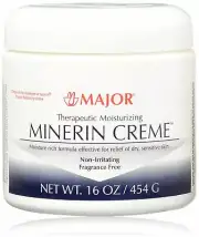 Major Minerin (Eucerin) Therapeutic Moisturizing Creme 16 oz. (Set of 3)
