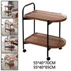 Trolley End Table Sofa Side Table Bedside Table for Home Guest Room Bedroom