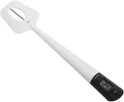 HOMSFOU 1 Set Silicone Candy Spatula Thermometer with Deep Insertion Probe LCD Display Cooking Thermometer for Baking Chocolate Sauces Meat Accurate Temperature Readings
