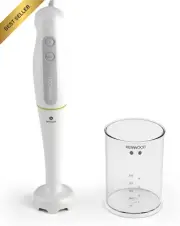 Triblade Hand Blender 600W, Stainless Steel Blade, Turbo Function, White