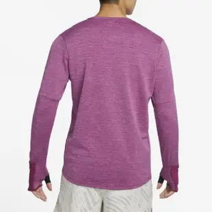 【NIKE 耐吉】TF RPL ELMNT CREW 男款 圓領 長袖 針織衫 玫瑰紫(DD5650653)