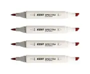 4x Kent Spectra Graphic Technical Markers Creative Drawing/Design Sky Blue