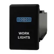 Hulk 4X4 Switch Push Button On/Off 12V Work Lights to suit Isuzu D-Max, Mux, Bt-50 2020 On - HU1365BW-03