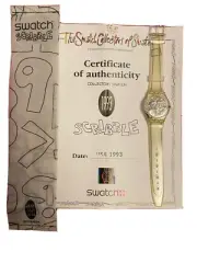 Scribble Swatch Watch Never Used