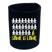Sailing Same Is Lame Robot - Funny Novelty Stubby Holder