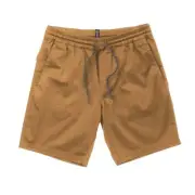 Volcom "Frickin" Casual Short (Dark Khaki) Elastic Waist Shorts