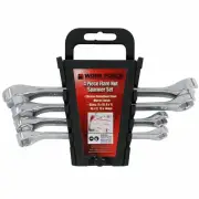 4PCS Flare Nut Spanner set 8-14mm Metric CR-V Polished Steel Hydraulic Brake AU