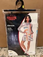 Spirit Halloween Stranger’s Thing Eleven Dress W Attached Shirt Costume Adult M