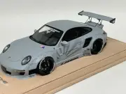1/18 AB Models Porsche 911 Liberty Walk In Light Gray One Off n BBR or MR
